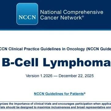 重磅更新丨2026年V1版NCCN B细胞淋巴瘤指南要点梳理'